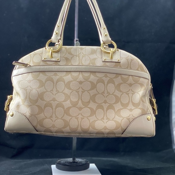 COACH Heritage Stripe Dome
Satchel 13198 Handbag. - Picture 8 of 17